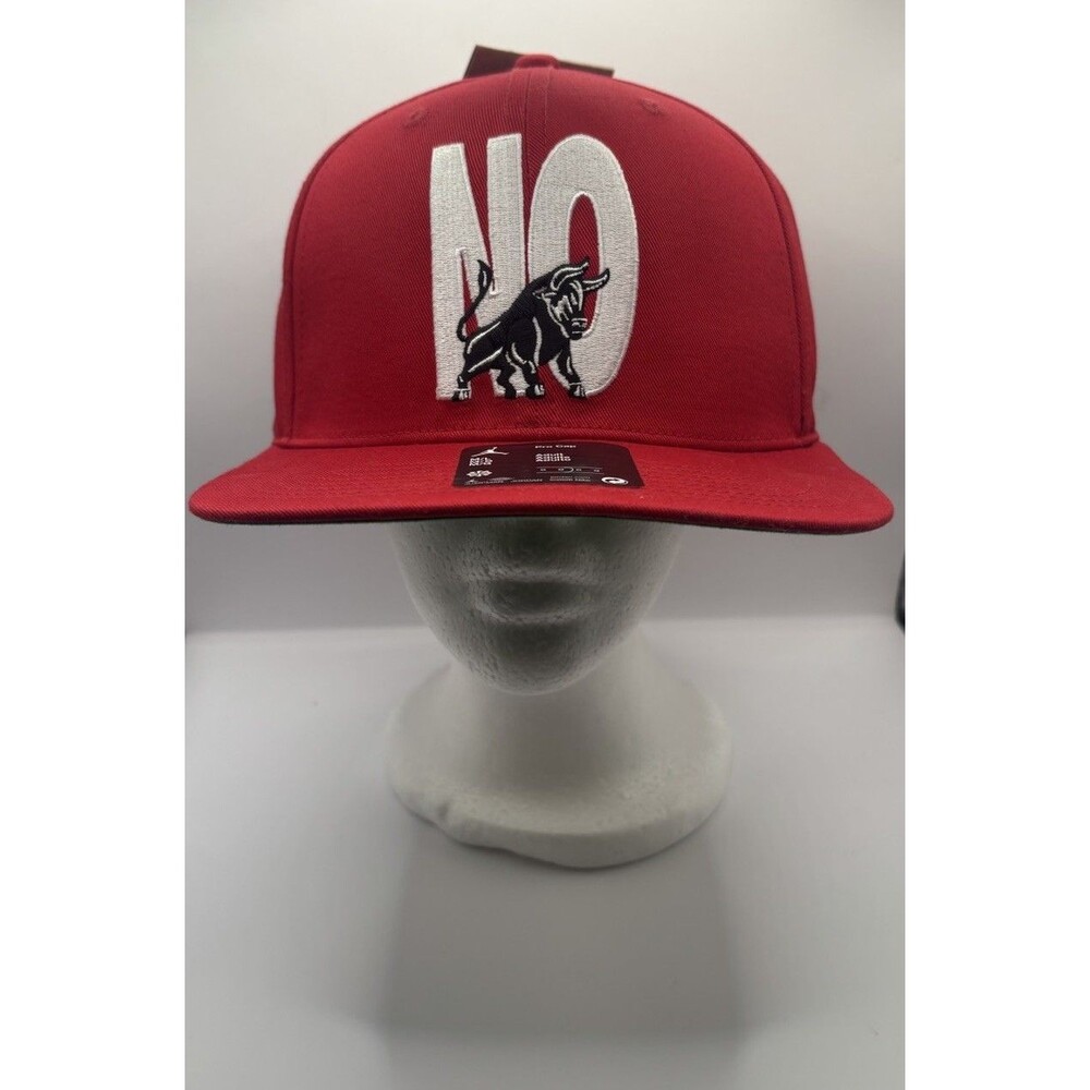 NIKE AIR JORDAN '92 Heritage Pro NO BULL Hat Red/Black CAP-IR5995-636-NWT